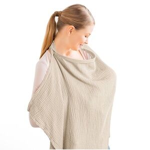 Konssy muslin nursing cover NWT